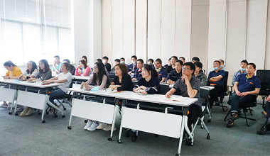 Nantong factory training meeting